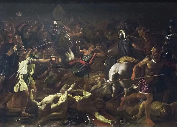 Battle of Gideon Against the Midianites, 1625-26 (oil on canvas)