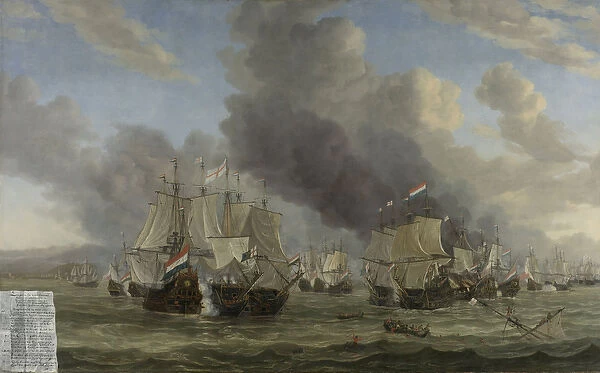 Battle of Livorno, 1653-64 (oil on canvas)