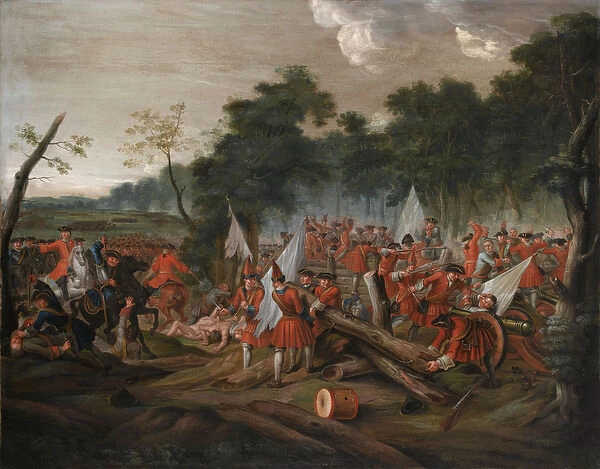 The Battle of Malplaquet, 11th September 1709, c. 1713 (oil on canvas)