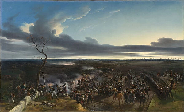 The Battle of Montmirail, 1822 (oil on canvas)