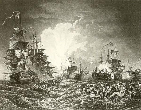 The Battle of the Nile (engraving)