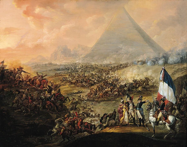 Battle of Pyramids, 21 July 1798 (oil on canvas)