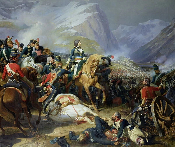 The Battle of Rivoli, 1844 (oil on canvas) (see also 176686)