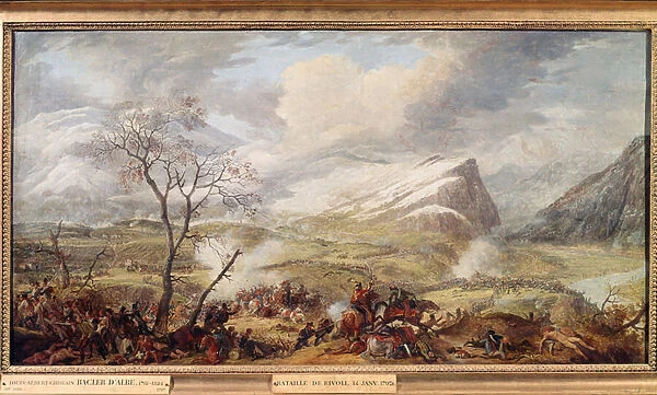 The battle of Rivoli, January 14, 1797 (Painting)