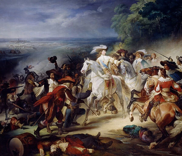 Battle of Rocroy, 19th May 1643, 1834 (oil on canvas)