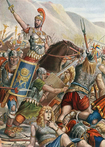 The Battle of Vercellae, also called Battle of Raudine Plain