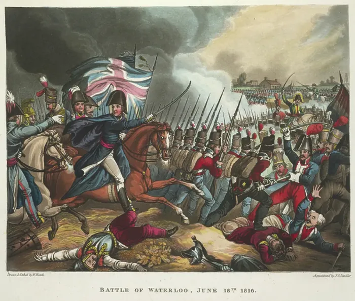 Framed Print : Battle of Waterloo
