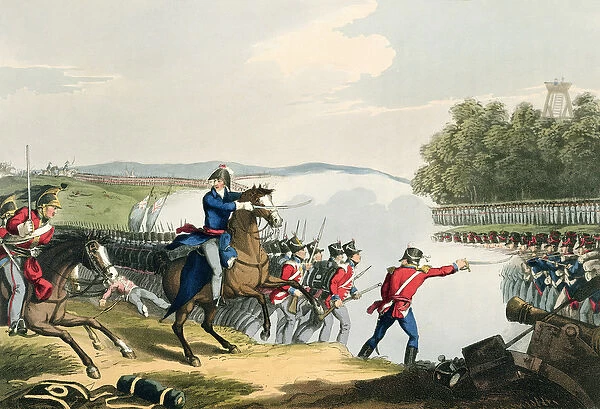 The Battle of Waterloo Decided by the Duke of Wellington, engraved by Matthew Dubourg (fl