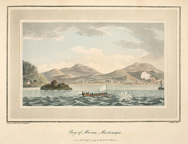 Bay of Maran, Martinique, illustration from An Account of the Campaign in the West