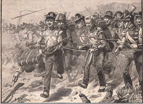 Bayonet charge at Talavera AD 1809