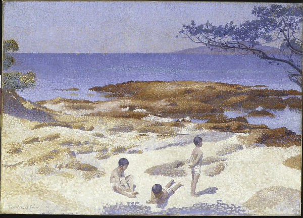 Beach at Cabasson (Baigne-Cul), 1891-92 (oil on canvas)