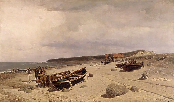 Part Of Beach From Jaeren, 1882 (painting)