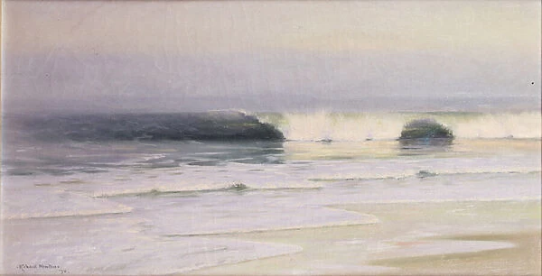Beach Scene, Long Island, 1894 (oil on canvas)