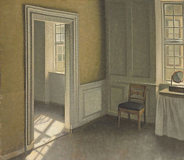 Bedroom, Strandgade 30, 1906 (oil on canvas)