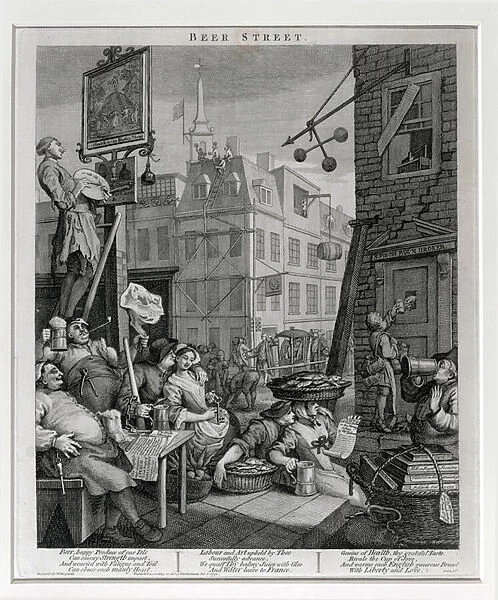 Beer Street, 1751 (engraving)