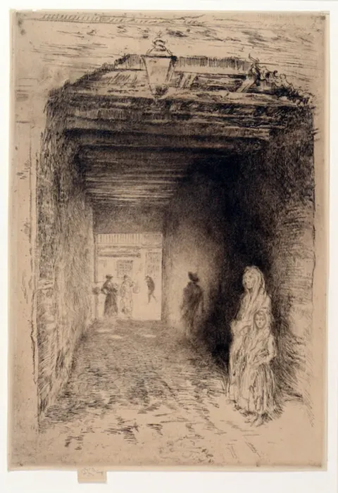 Framed Print : The Beggars, 1879-80 (etching) Framed Print : The Beggars, 1879-80 (etching)