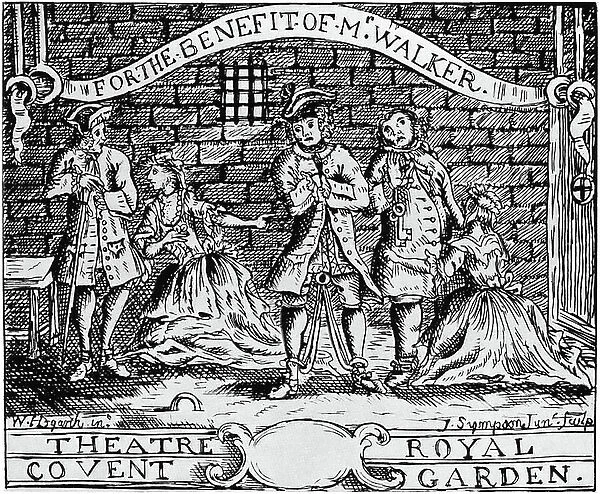 The Beggars Opera by John Gay (engraving)
