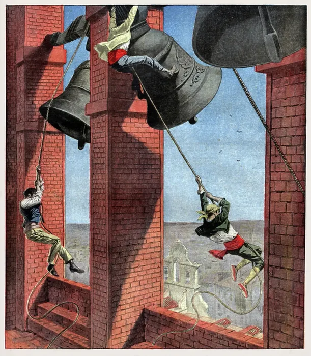 Framed Print : The bells in Easter, 1908 (print) Framed Print : The bells in Easter, 1908 (print)