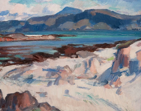 Ben More from Iona, 1920-30 (oil on canvas)