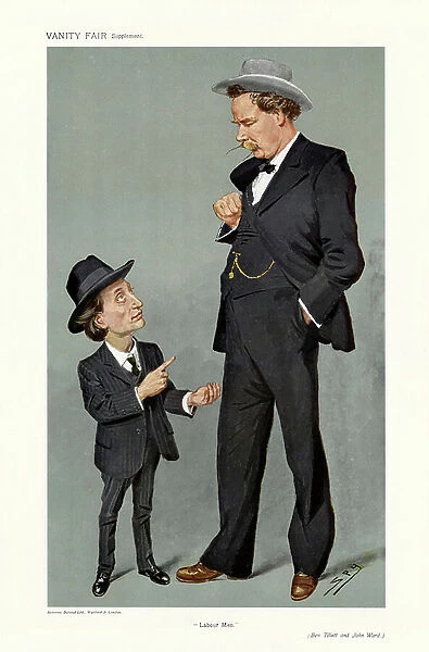 Ben Tillett and John Ward - portrait standing