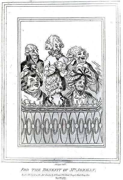 For the Benefit of Mrs Jordan, 1787 (engraving)