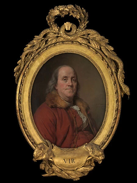 Benjamin Franklin, 1778 (oil on canvas)