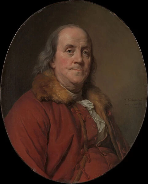 Benjamin Franklin, 1778 (oil on canvas)