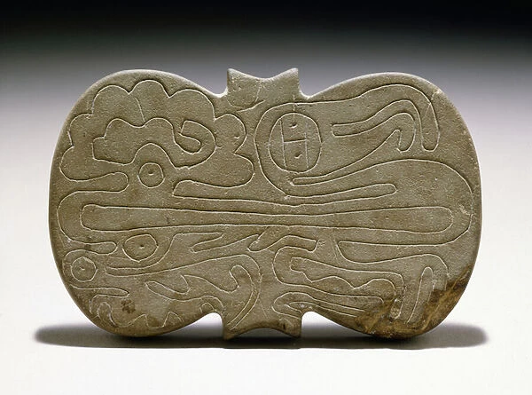 Berlin Tablet, Late Adena, 400 BC-1 AD (sandstone)
