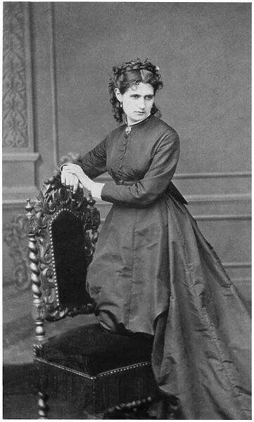 Berthe Morisot, 20th February 1869 (b  /  w photo)
