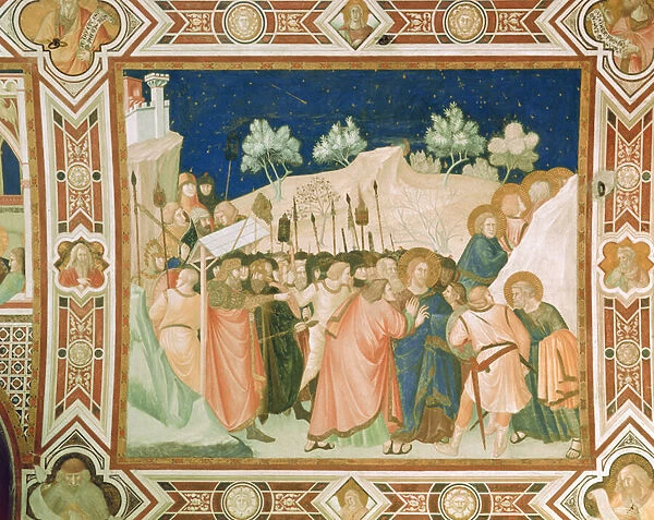 The betrayal and capture of Christ in the Garden of Gethsemane (fresco)
