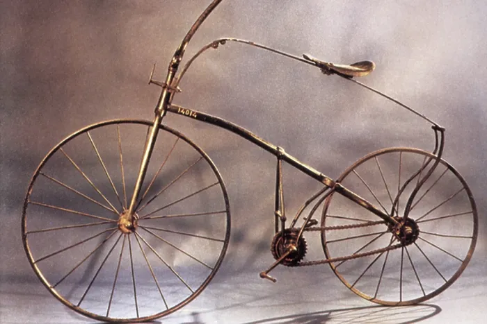 Framed Print : A Bicycle from 1869