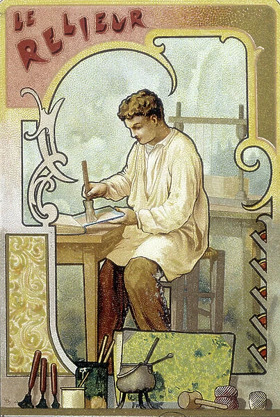 The binder - chromo, 1900