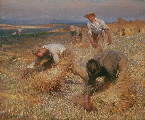 Binding sheaves, 1905 (oil on canvas)