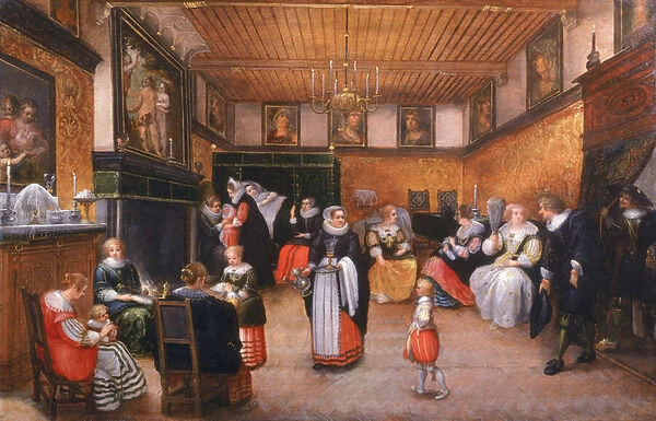The Birth Day, 1629 (oil on panel)