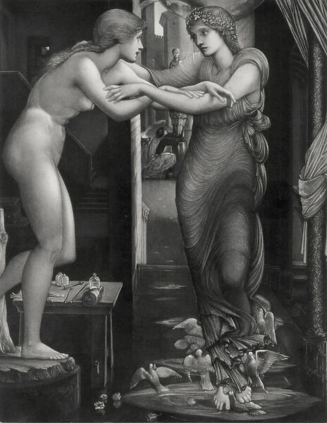 The Birth of Galatea, c. 1885 (mezzotint on laid India paper)