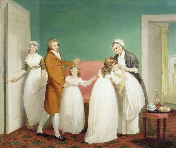 Birth of the Heir, c. 1799 (oil on canvas) see also 145617