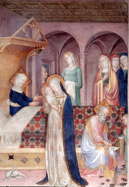 The Birth of Saint John the Baptist (Fresco, 1416)