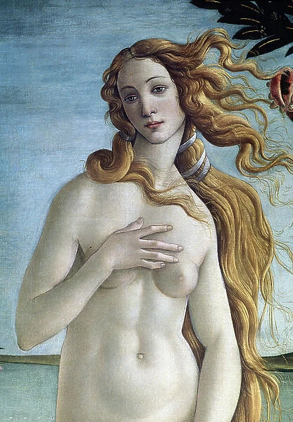 The Birth of Venus. Detail ( 1485) (tempera on canvas)