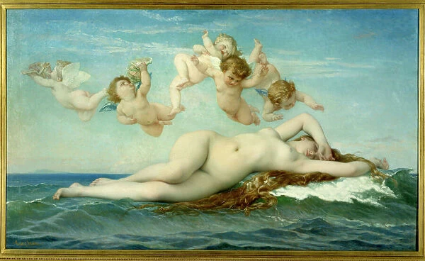 The Birth of Venus Painting by Alexandre Cabanel (1823-1889) 1863 Sun