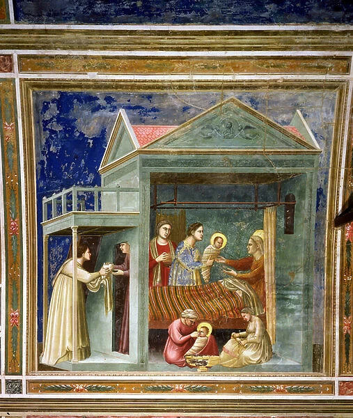 The Birth of the Virgin, c. 1305 (fresco)