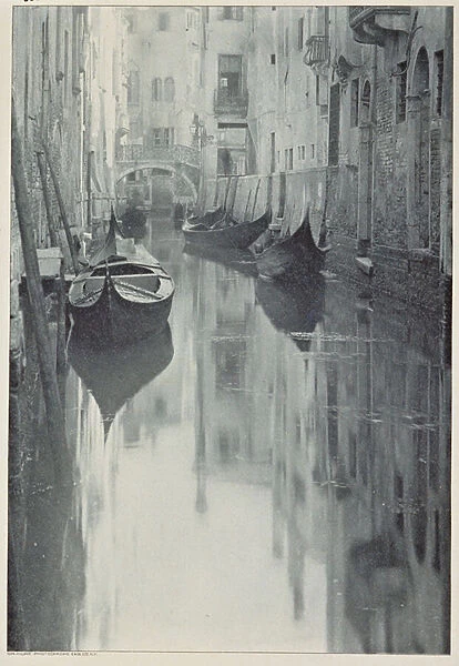 A Bit of Venice, negative 1894, published 1898 (toned photogravure)