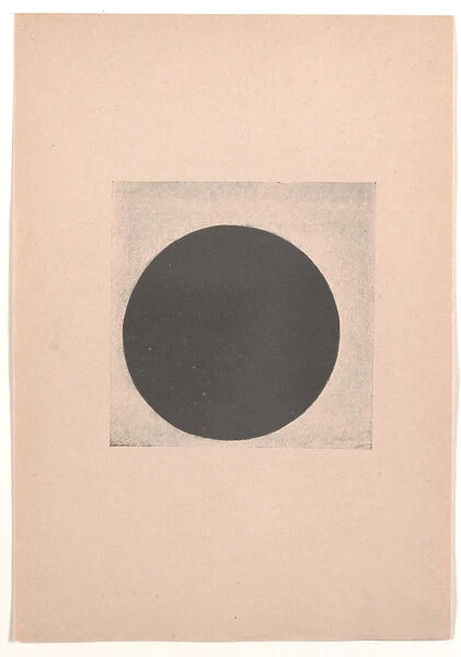 Black Circle for 'From Cubism and Futurism to Suprematism