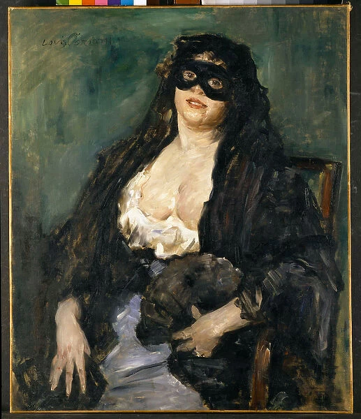 The Black Mask - Corinth, Lovis (1858-1925) - 1908 - Oil on canvas - Staatliche Museen