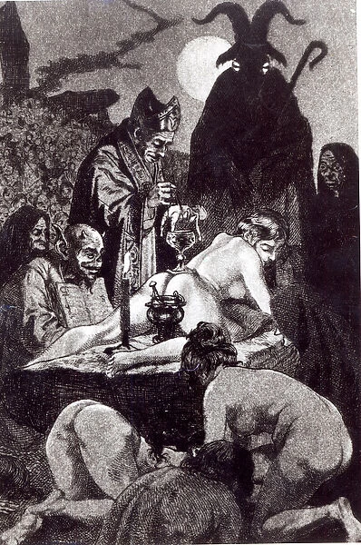 A Black Mass, 1911 (litho)