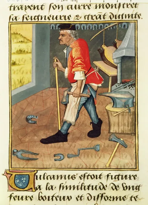 Framed Print : The Blacksmith (vellum) Framed Print : The Blacksmith (vellum)