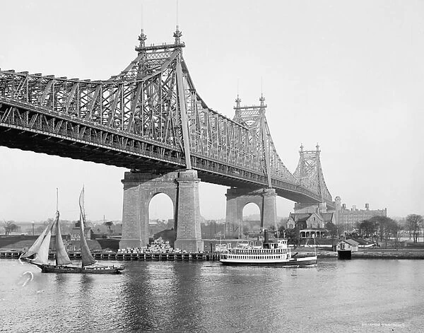Blackwells Island (i. e. Queensboro) Bridge, New York, N. Y. 1910-20 (b  /  w photo)