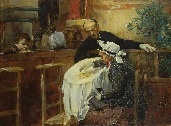 The Blessed Bread, 1891 (oil on canvas)