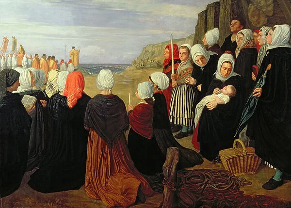 Blessing of the Sea (oil on canvas)
