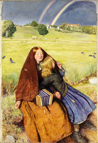 The Blind Girl, 1854-56 (oil on canvas)