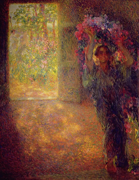The Blossoming House, c. 1910 (oil on canvas)